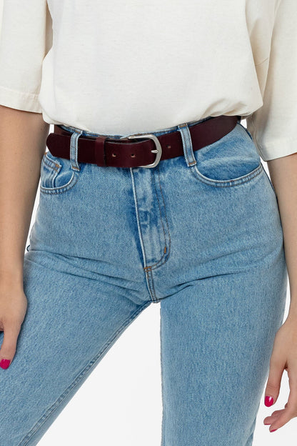 RSALBT02 - Unisex Arrow Buckle Leather Belt