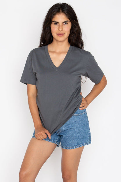 24056 - Fine Jersey V-Neck T-Shirt
