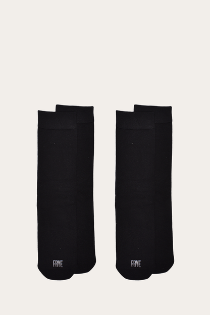 Bamboo Boot Sock 2 Pack - Black