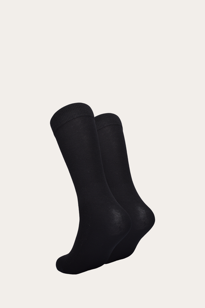 Bamboo Boot Sock 2 Pack - Black