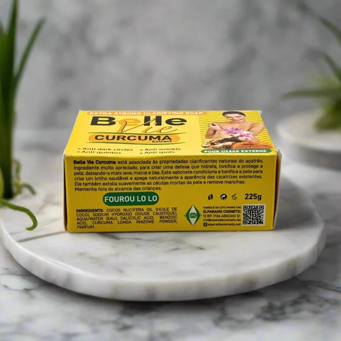 BELLEVIE EXTRA STRONG CLARIFYING SOAP CURCUMA EXTRACT 225G