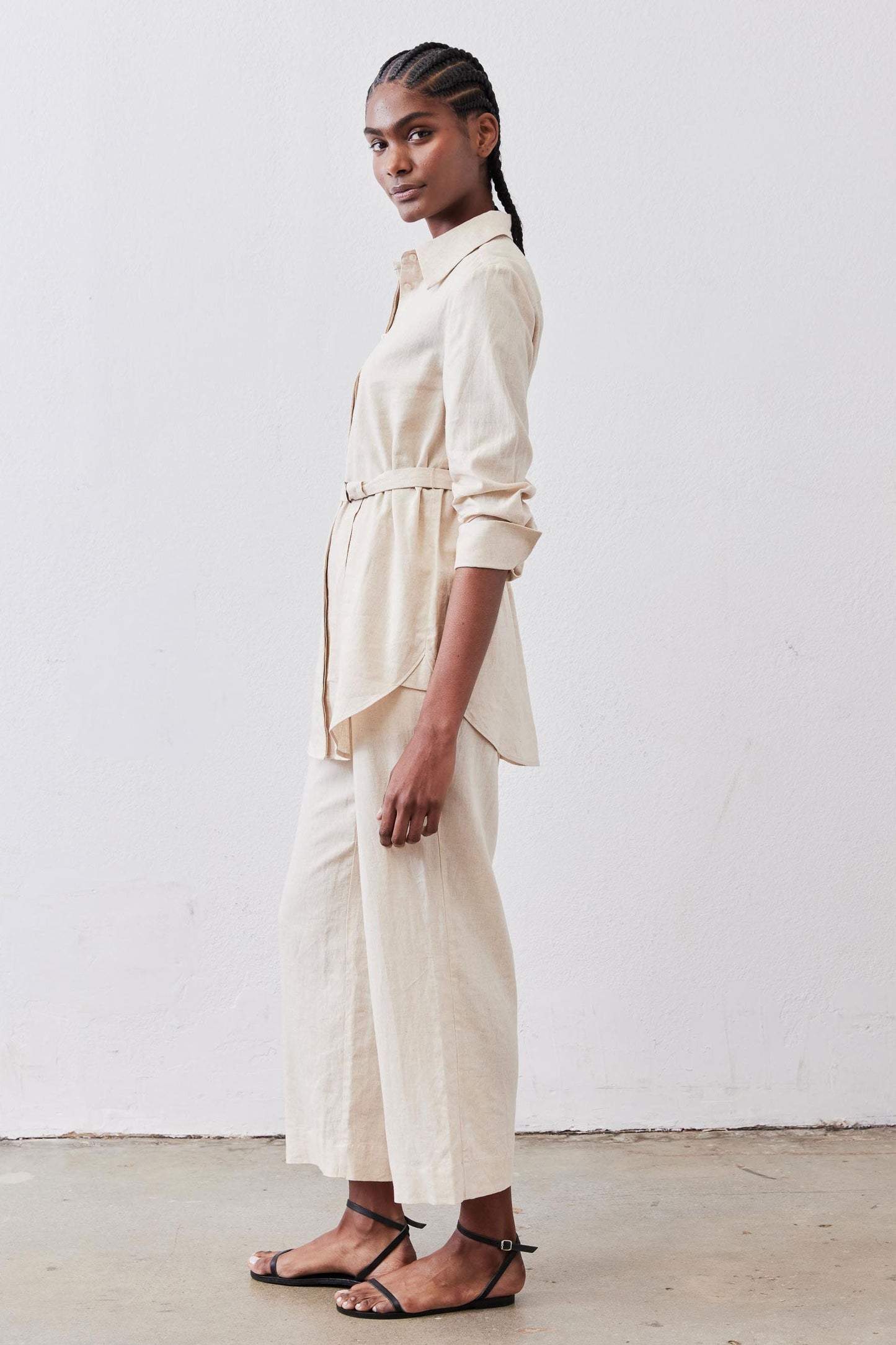 The Belted Linen Tunic
