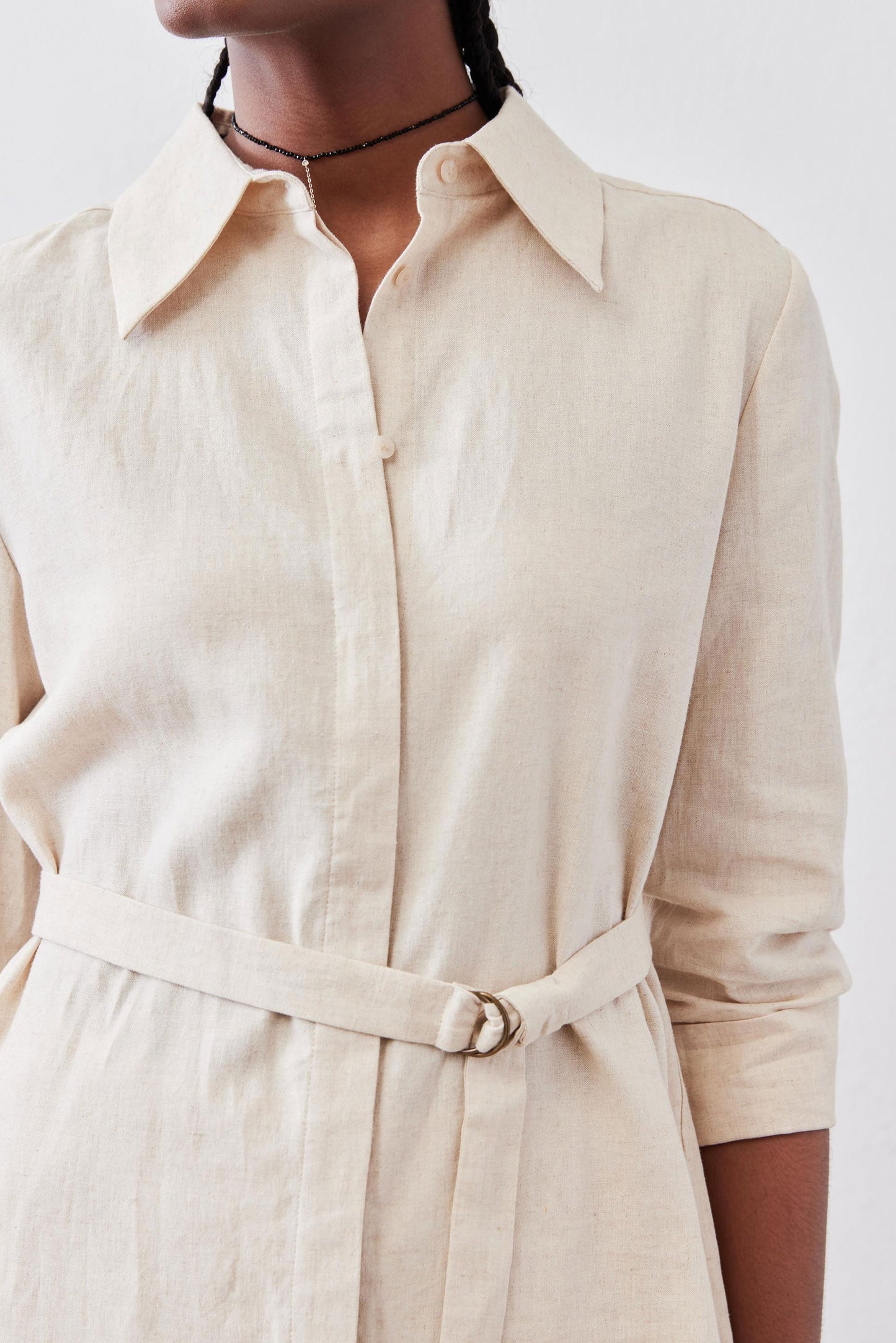 The Belted Linen Tunic