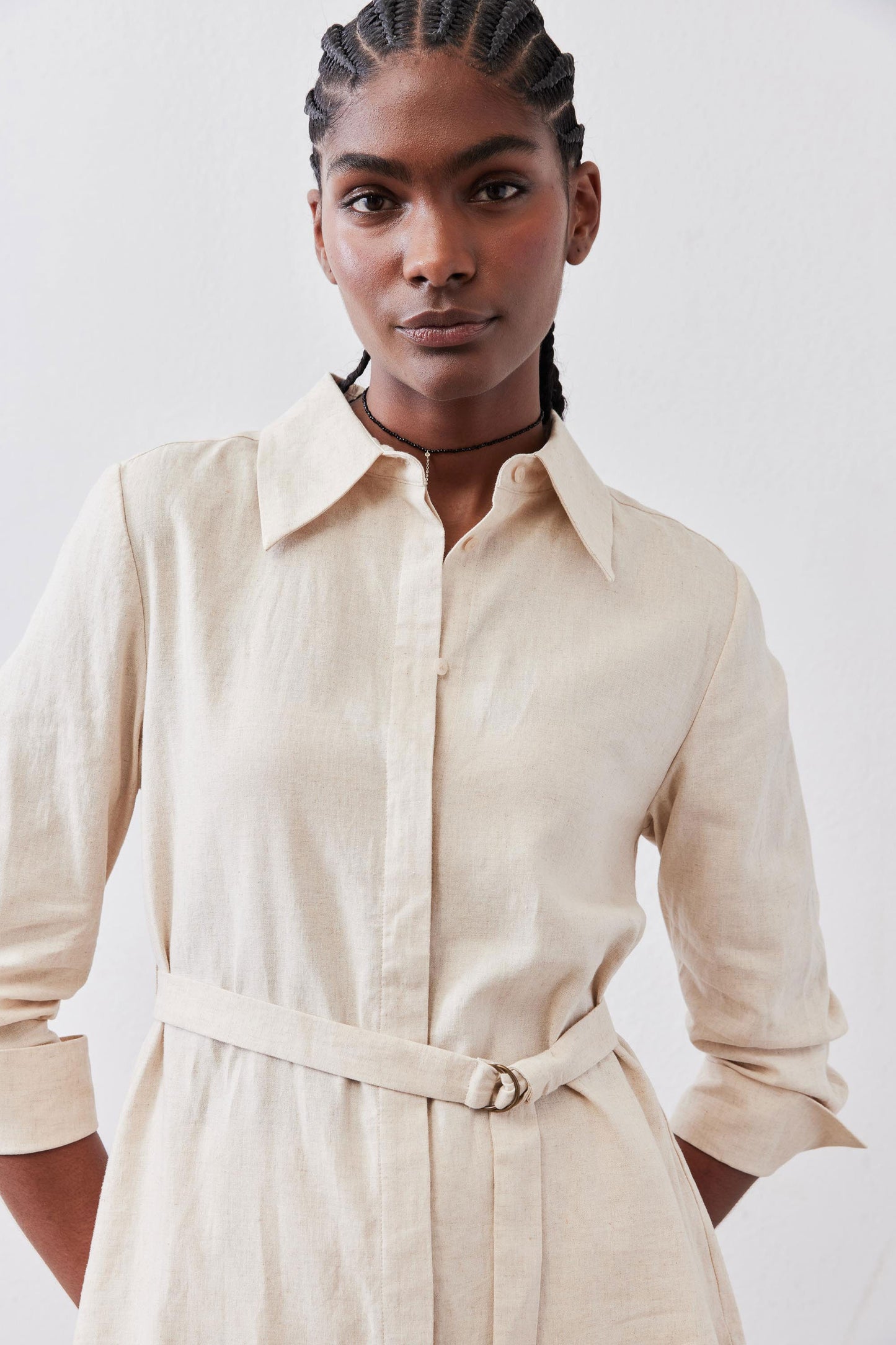 The Belted Linen Tunic