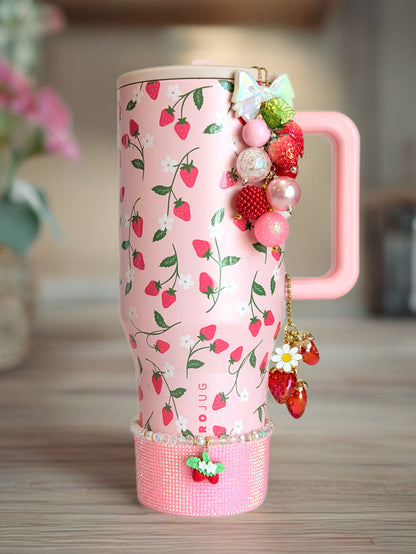 Berry Cute Strawberry Tumbler Bracelet