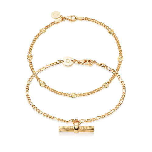 Bestselling Bracelet Stack 18ct Gold Plate