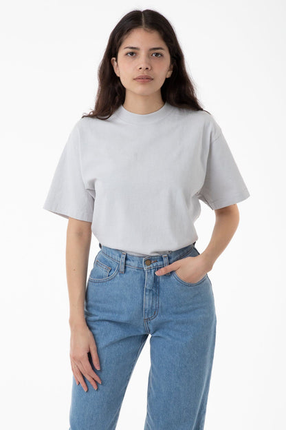 1405GD Unisex - Short Sleeve Garment Dye Mockneck T-Shirt