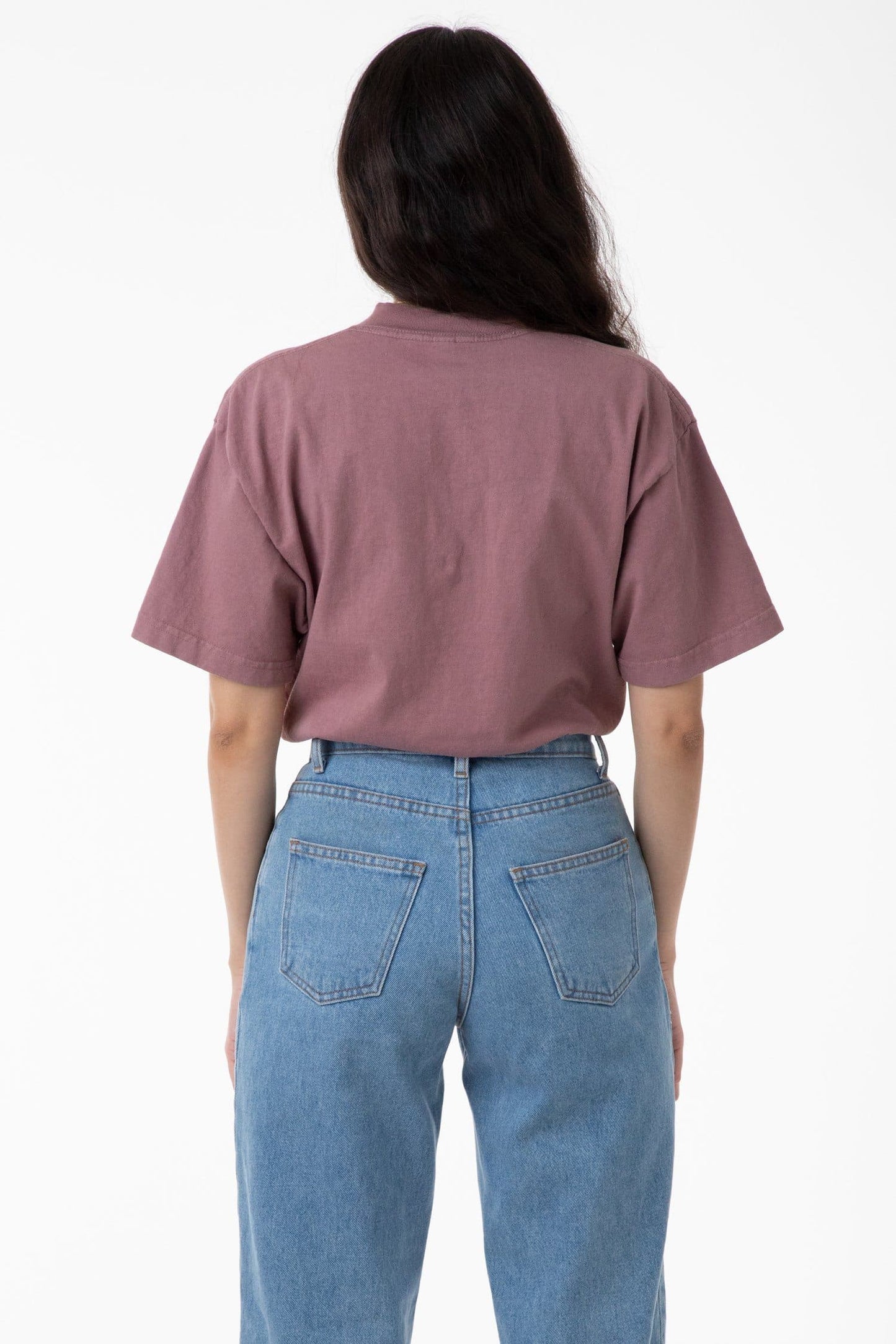 1405GD Unisex - Short Sleeve Garment Dye Mockneck T-Shirt