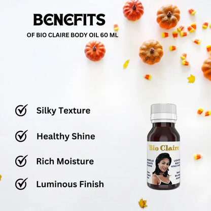 Bio Claire Body Oil – Small Size (Pack of 3) Nourishing Skincare Oil
