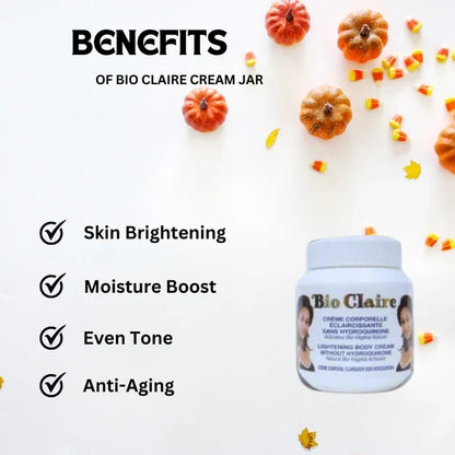 Bio Claire Lightening Body Jar Cream SMALL (3 PACK)