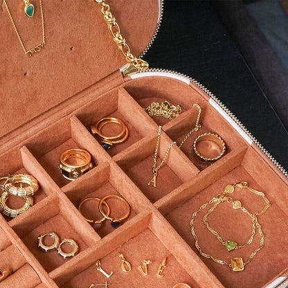 Birthstone Charm Bracelet 18ct Gold Plate