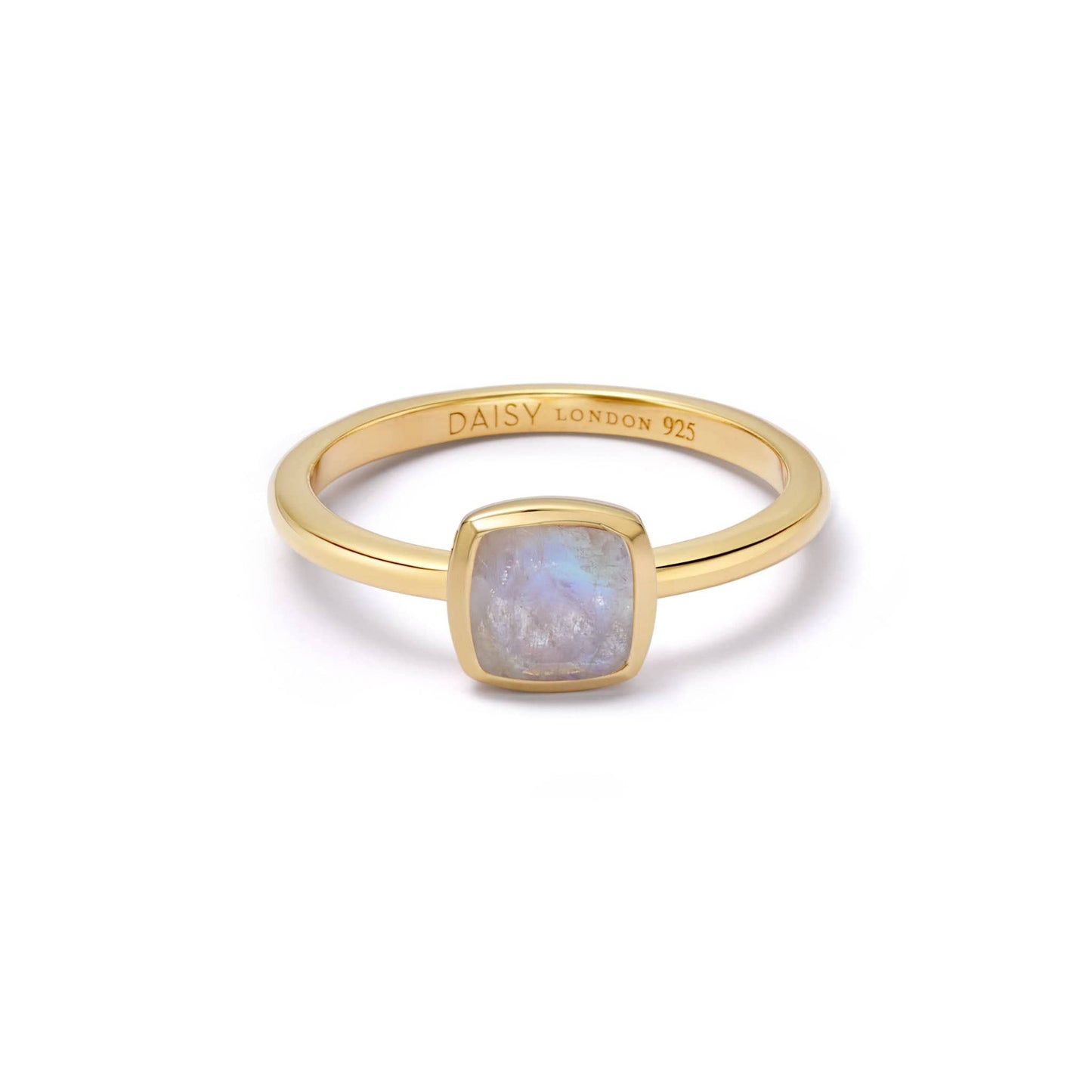 Birthstone Ring 18ct Gold Plate