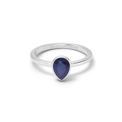 Birthstone Ring Sterling Silver