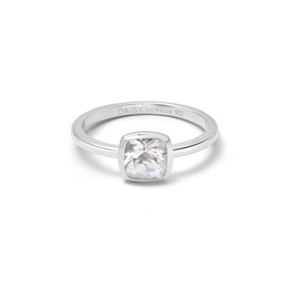 Birthstone Ring Sterling Silver