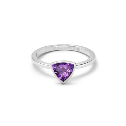 Birthstone Ring Sterling Silver