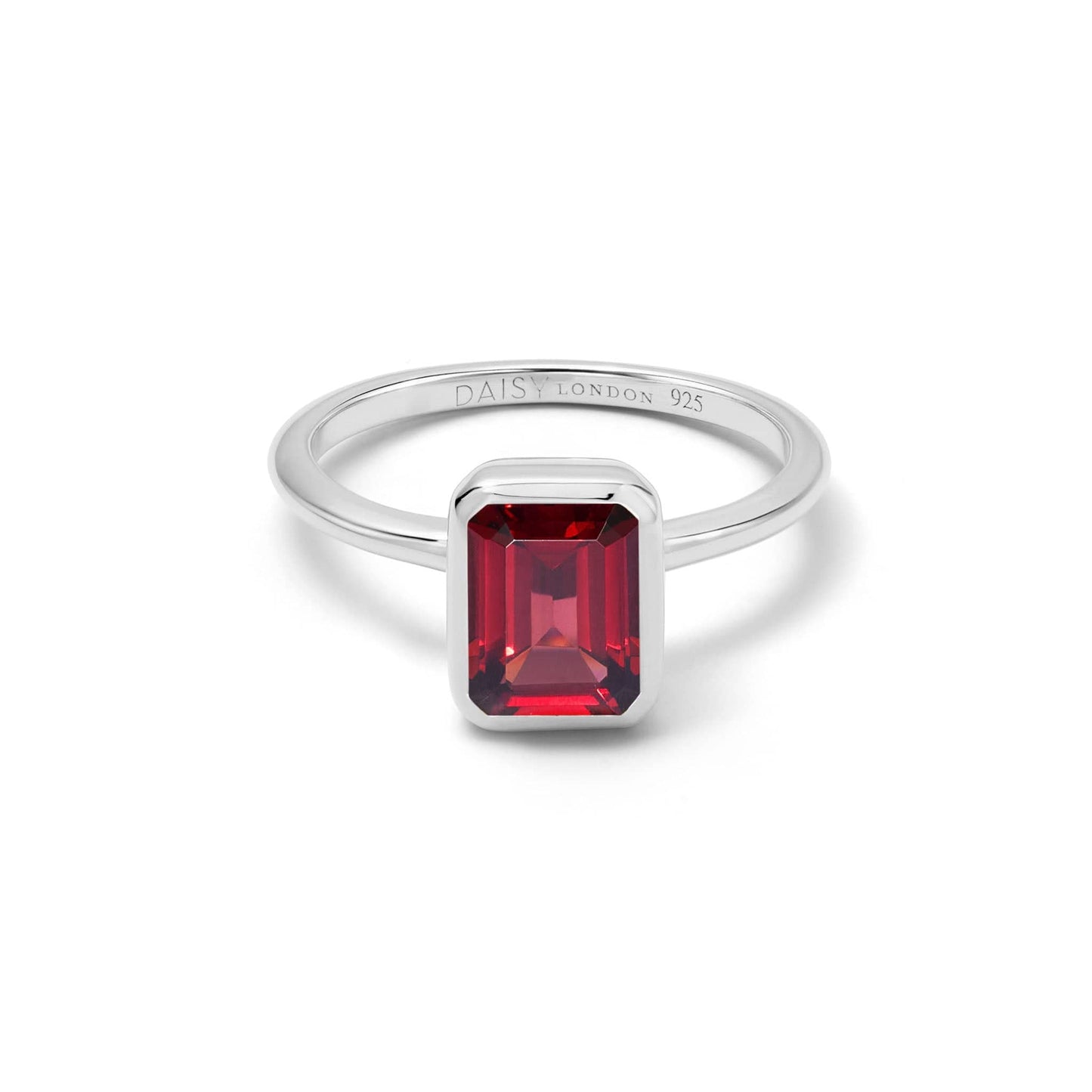 Birthstone Ring Sterling Silver