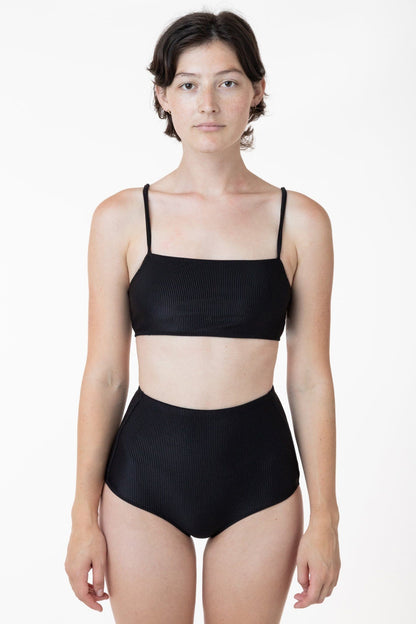 RRS065 - Ribbed High Waist Bikini Bottom
