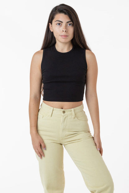 4365 - Baby Rib Sleeveless Crew Neck