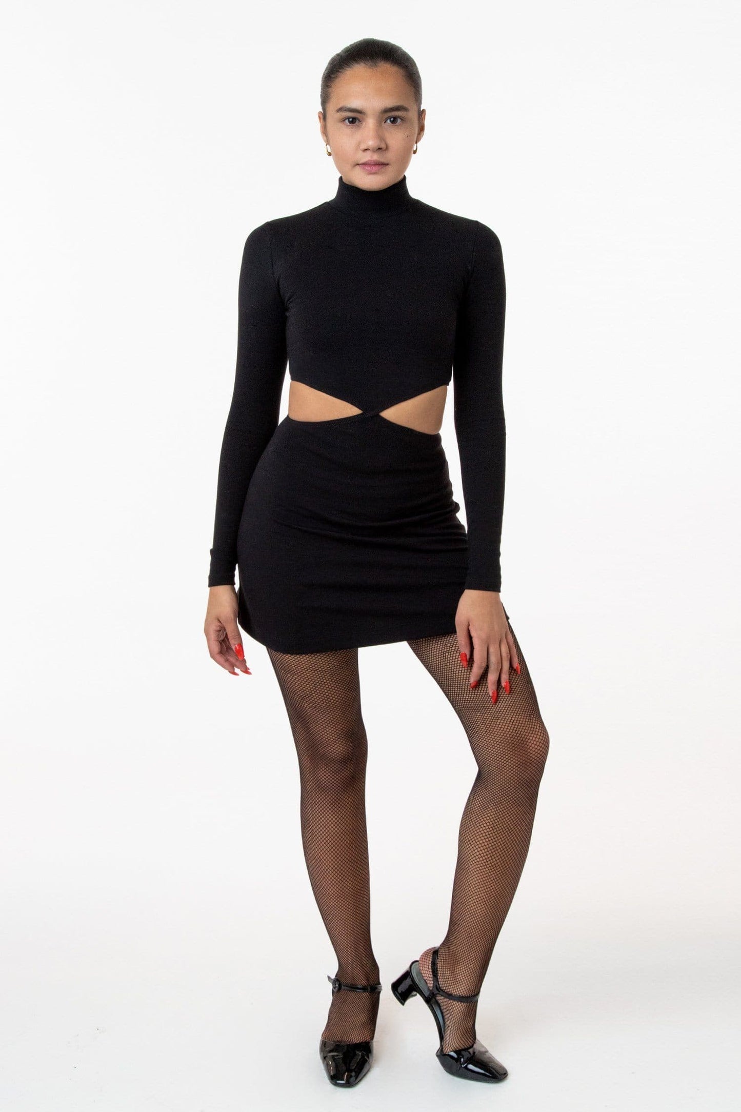 PON408 - Ponte Diamond Cutout Dress
