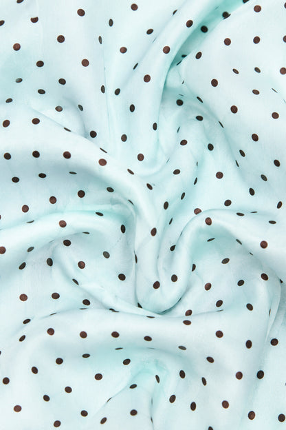 Satin Multi-Way Scarf in Mint Chip