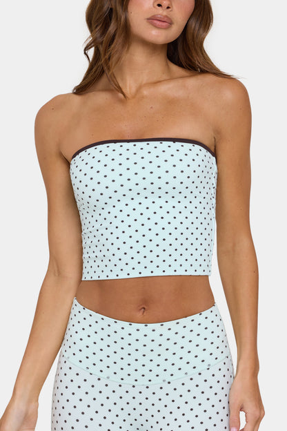 Soft Active Bandeau Top in Mint Chip