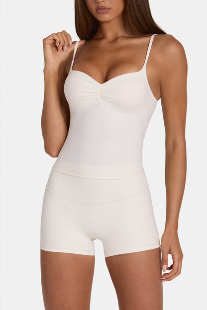 Soft Active Tank Top in Coconut