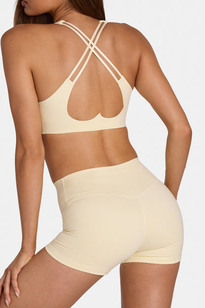 Soft Active Low-Impact Sports Bra in Lemon Marl