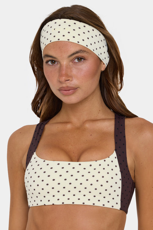 Soft Active Headband in Cookie Butter