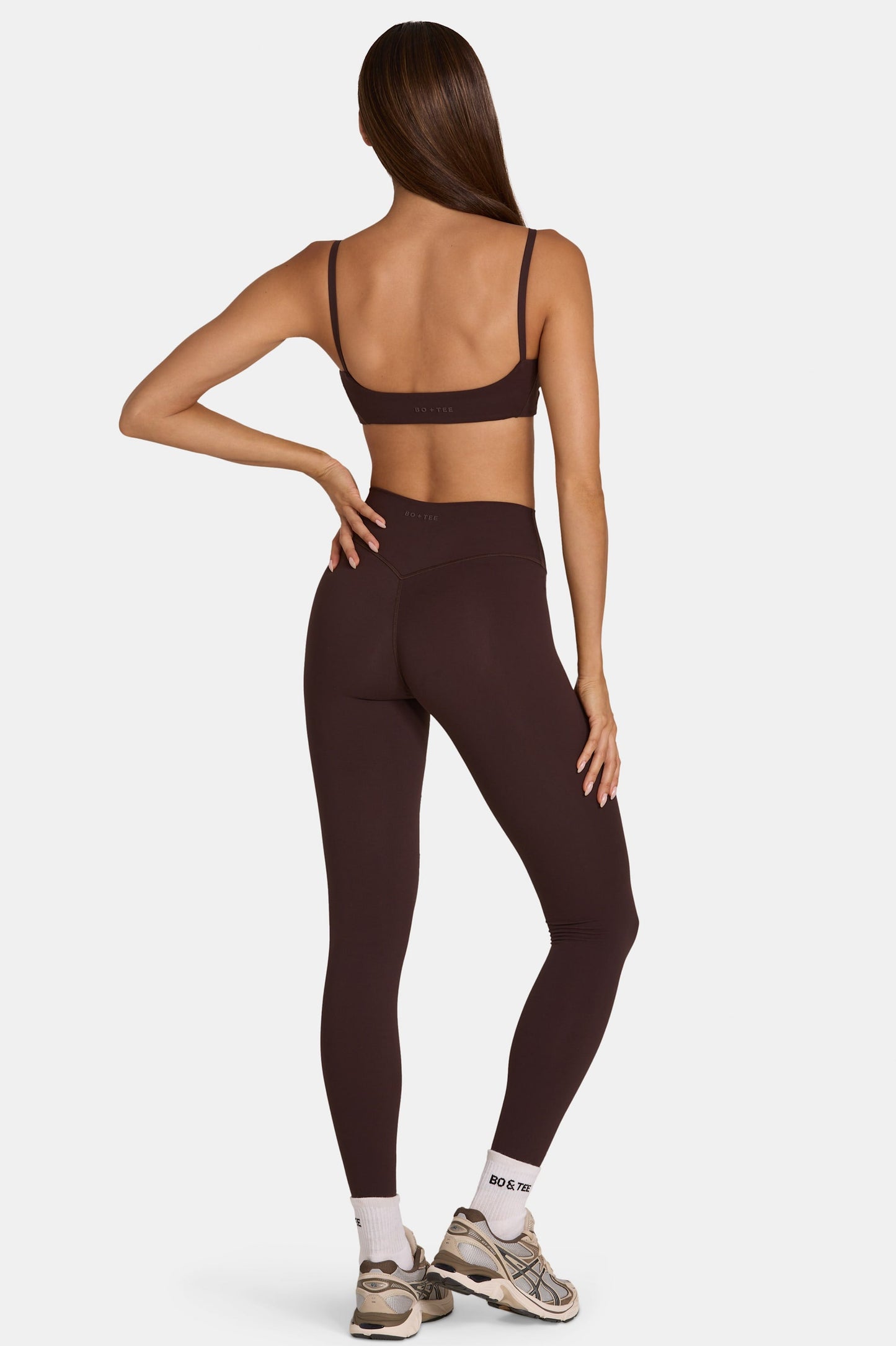 Soft Active Full-Length Leggings in Espresso