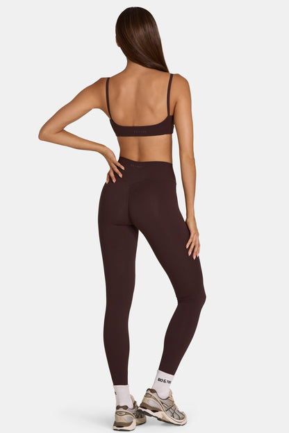 Soft Active Full-Length Leggings in Espresso