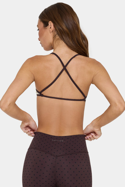 Soft Active Low-Impact Sports Bra in Cookie Butter