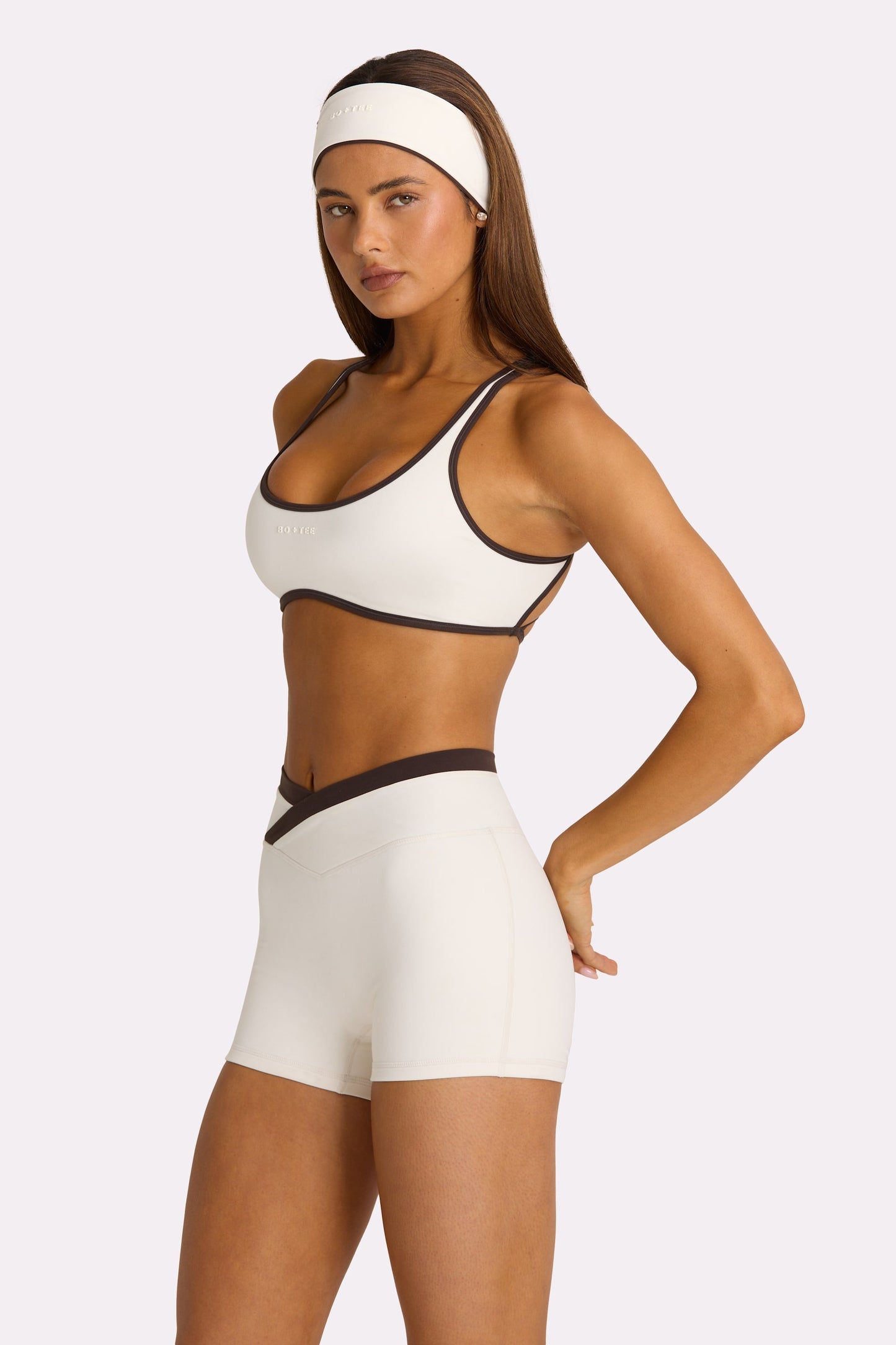 Soft Active Sports Bra in Coconut