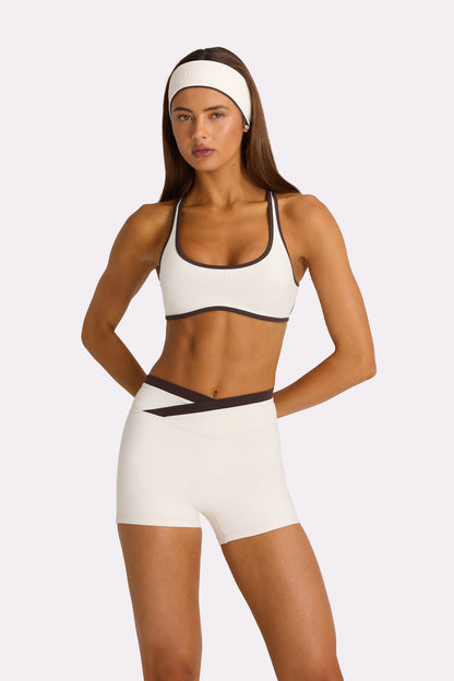 Soft Active Sports Bra in Coconut