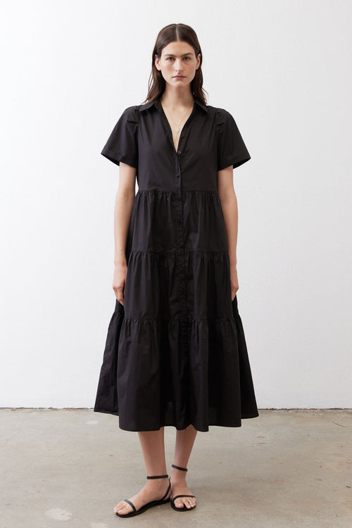 Breaking Free Long Poplin Dress