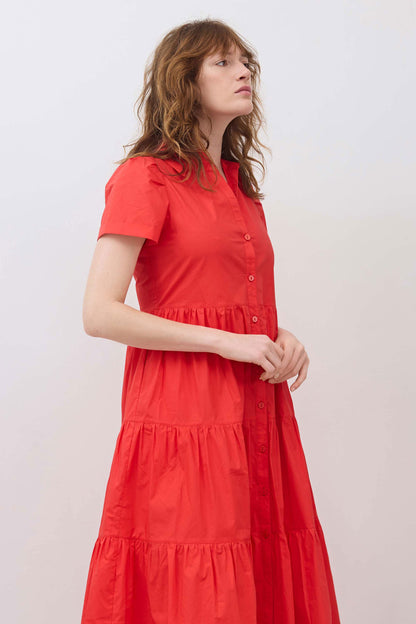 Breaking Free Long Poplin Dress