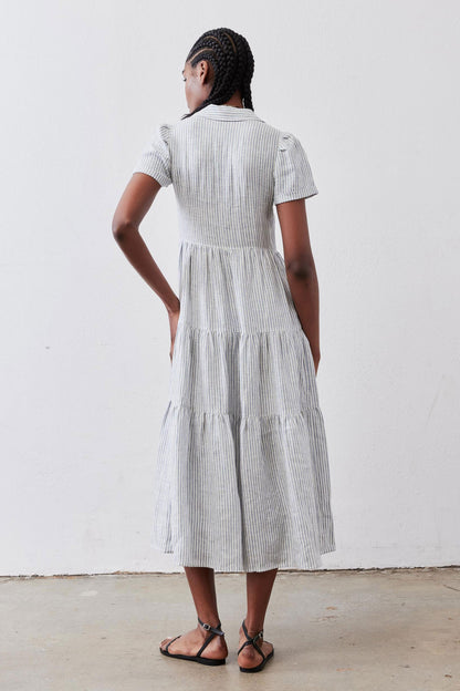 Breaking Free Long Linen Dress