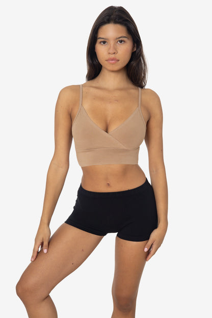 83076GD - Crossover Wrap Crop Top