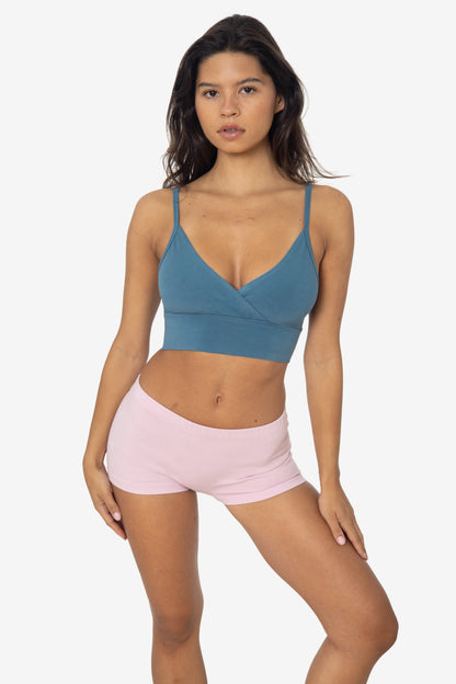 83076GD - Crossover Wrap Crop Top