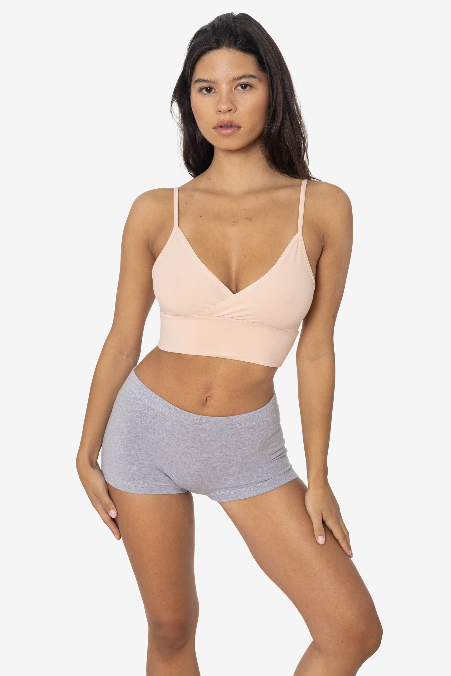 83076GD - Crossover Wrap Crop Top