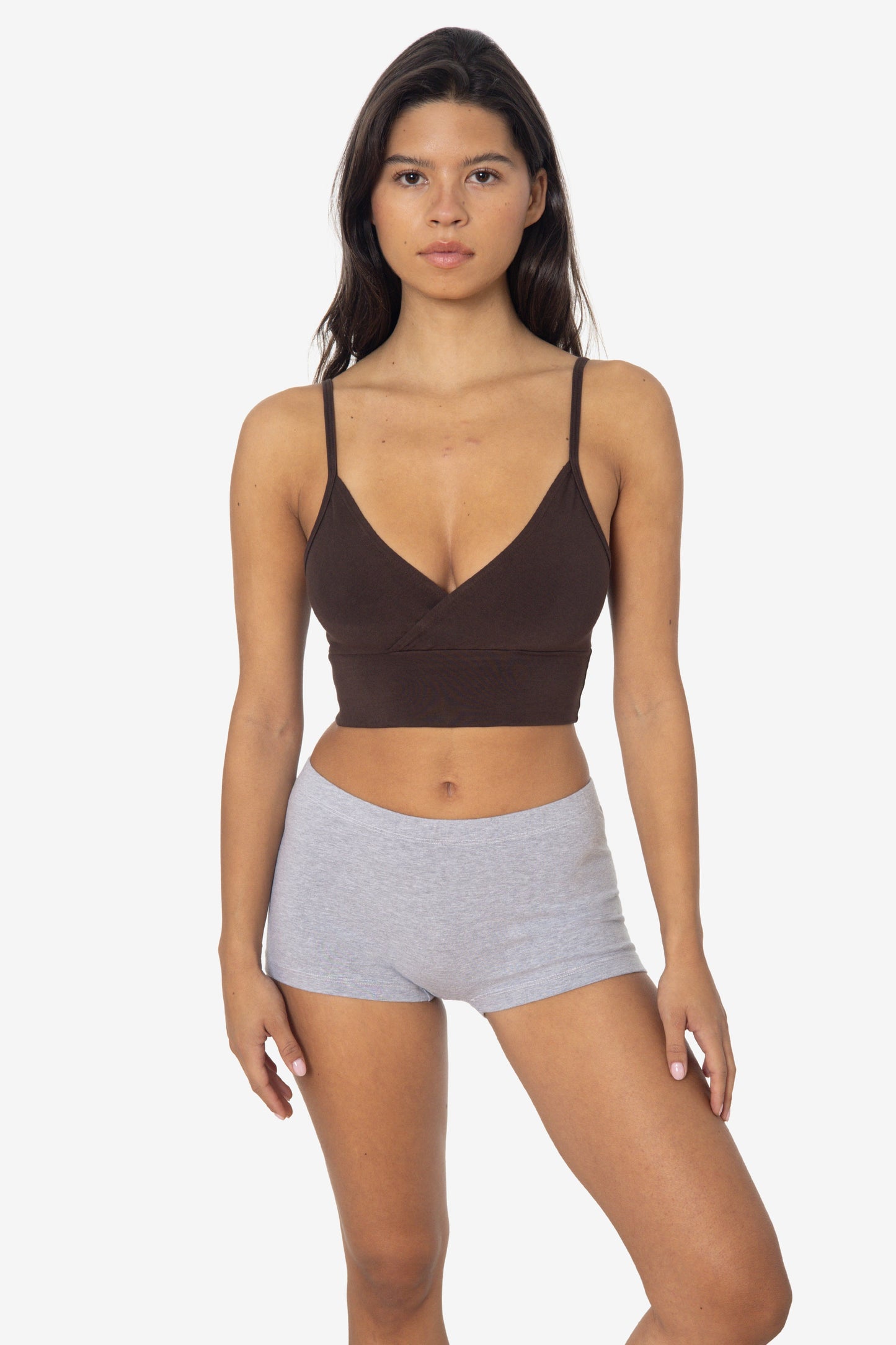 83076GD - Crossover Wrap Crop Top