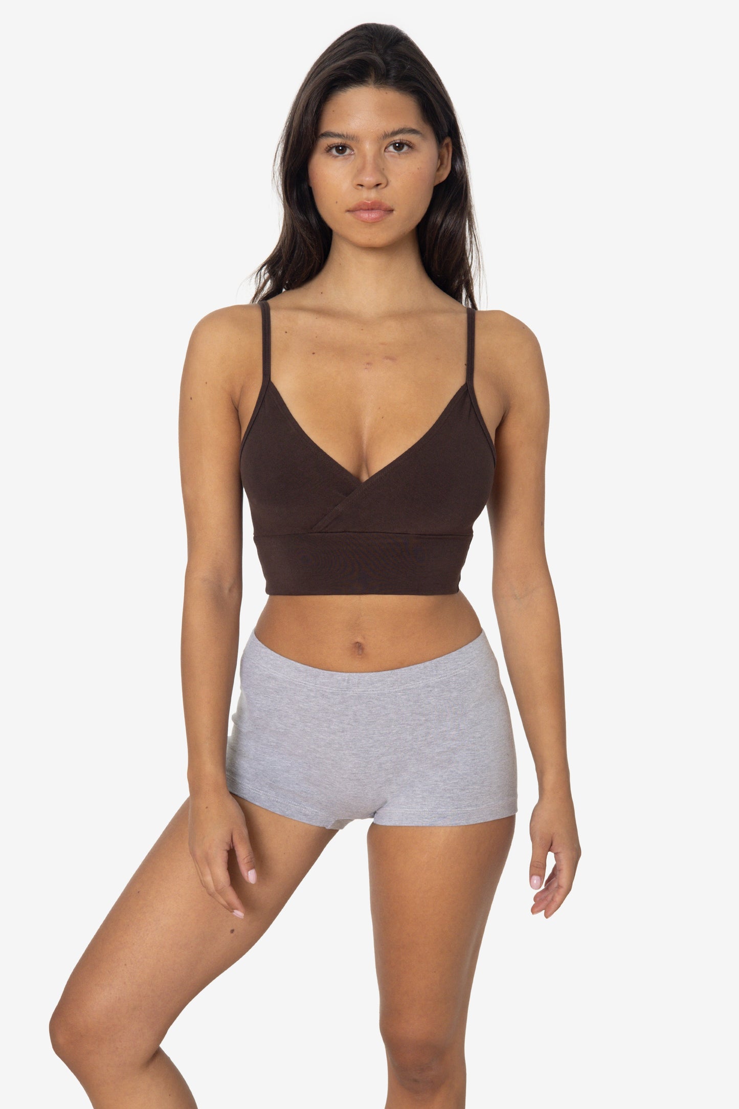 83076GD - Crossover Wrap Crop Top