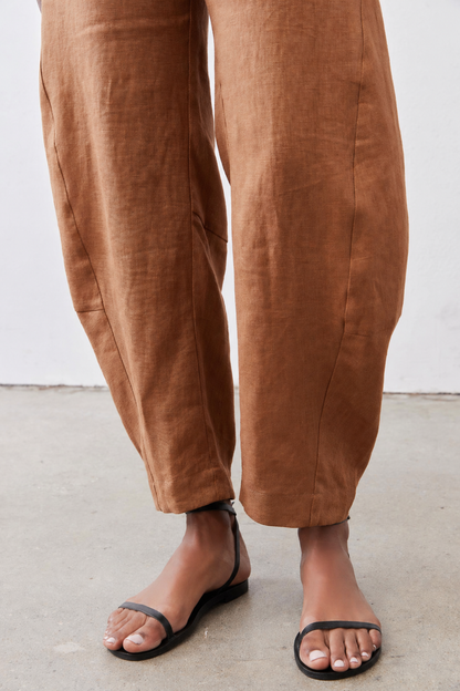 The Uptown Loose Linen Pants