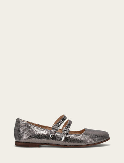 Carson Multi Mary Jane - Gunmetal - Outside