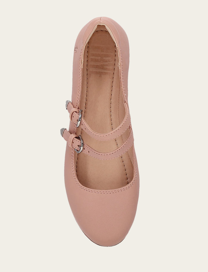 Carson Multi Mary Jane - Rosa - Top Down