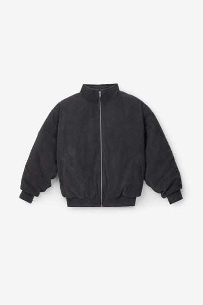 CD410PD - Corduroy Puffy Zip Up Jacket