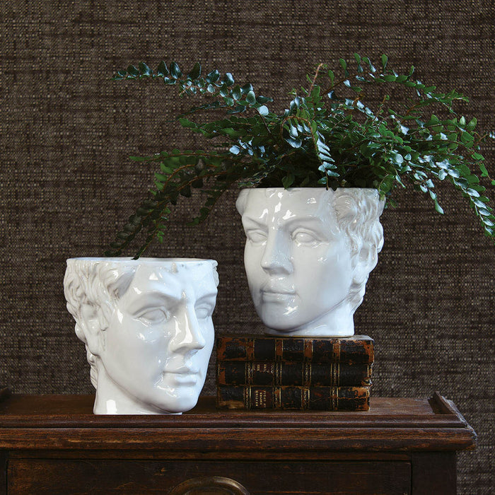 Ceramic Head Cachepot