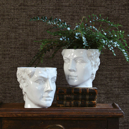 Ceramic Head Cachepot