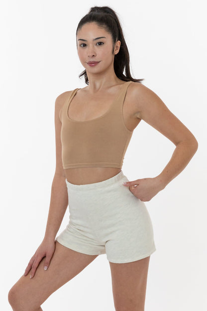CF330 - Cotton Fleece High Waist Fitted Short