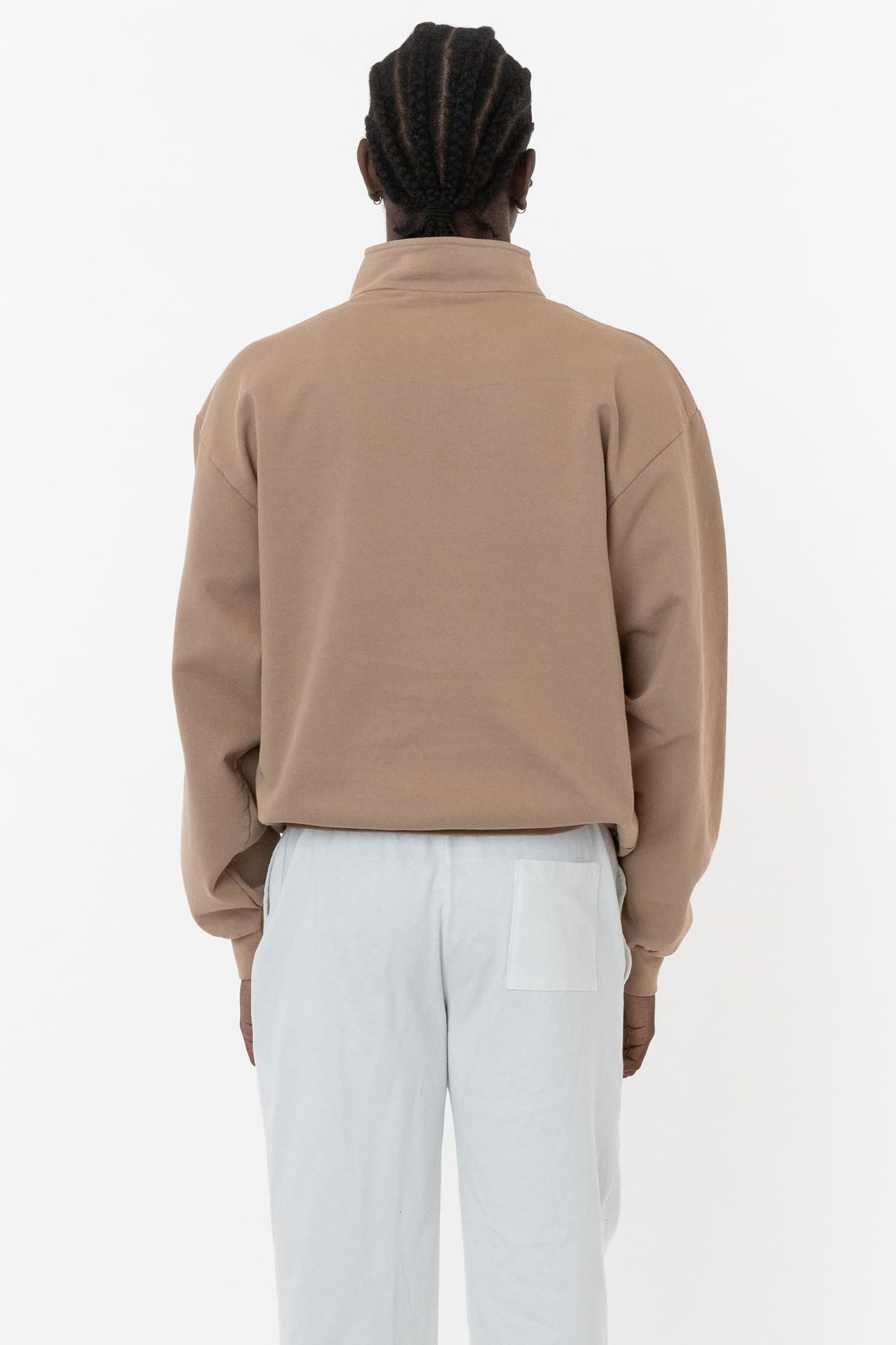 CF408GD - 10 oz. Garment Dye Cotton Fleece Half Zip Pullover