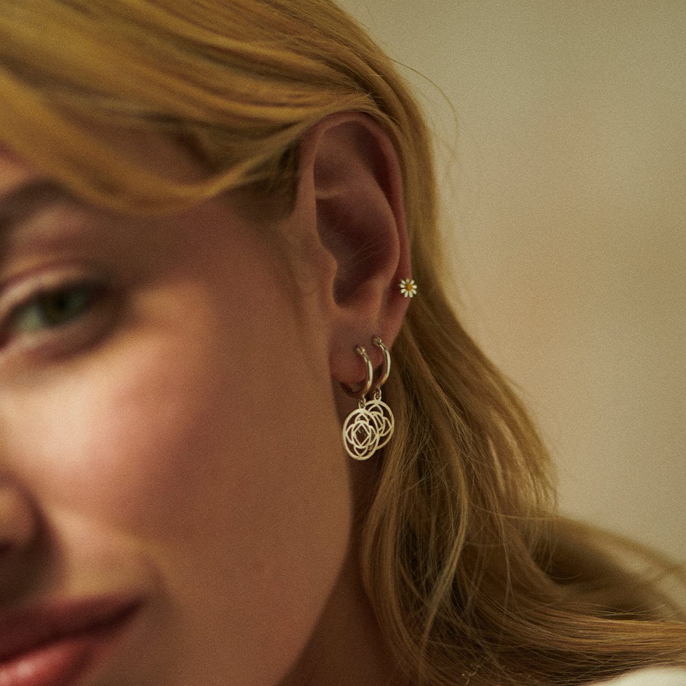 Chakra Earrings Sterling Silver